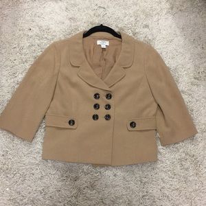 Ann Taylor Loft tan blazer